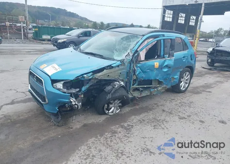 2013 Mitsubishi Outlander Sport Se из США, поврежденный, VIN 4A4AR4AU9DE015956